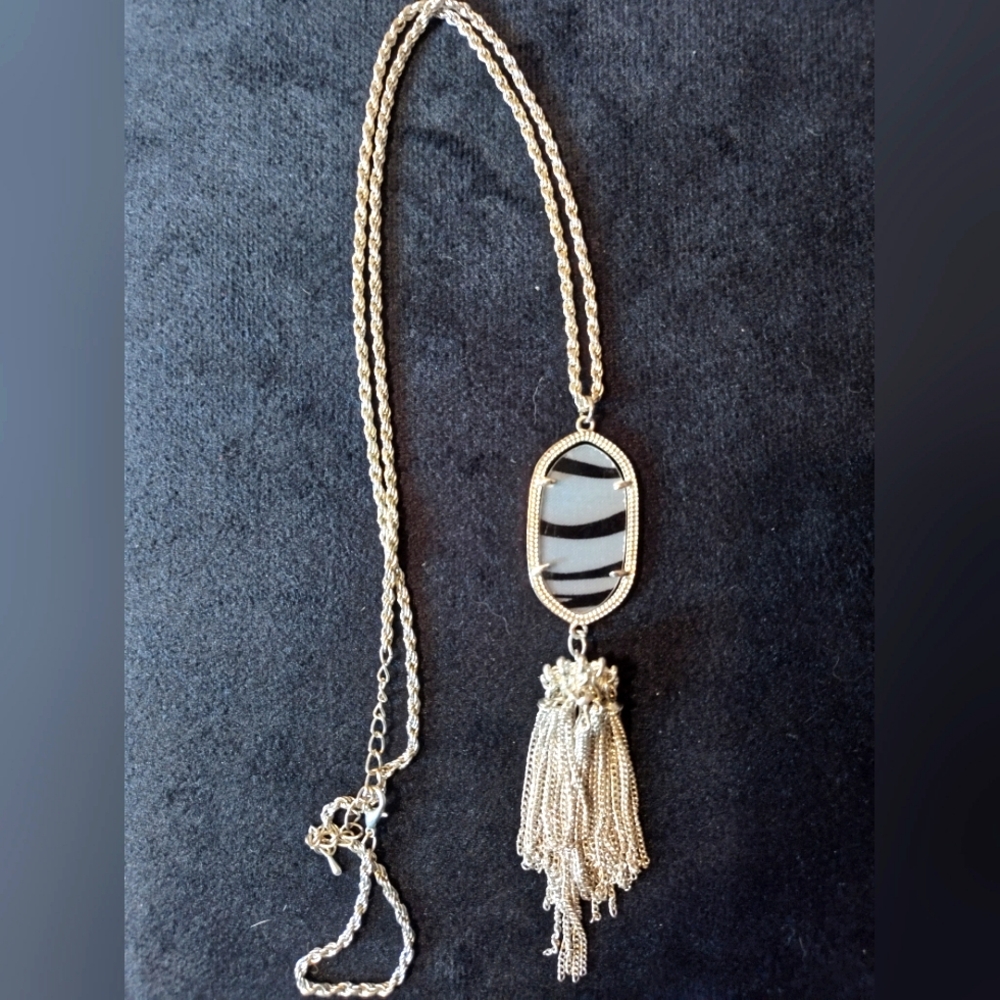 Zebra Necklace